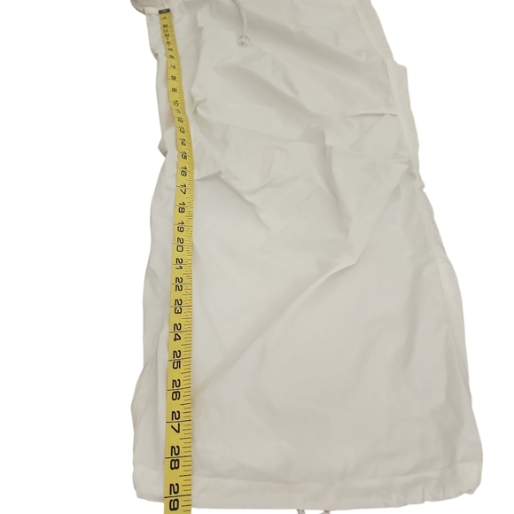 NEW Edikted Parker Nylon Cargo Pants Medium/Large White Parachute Streetwear NWT - Picture 6 of 15